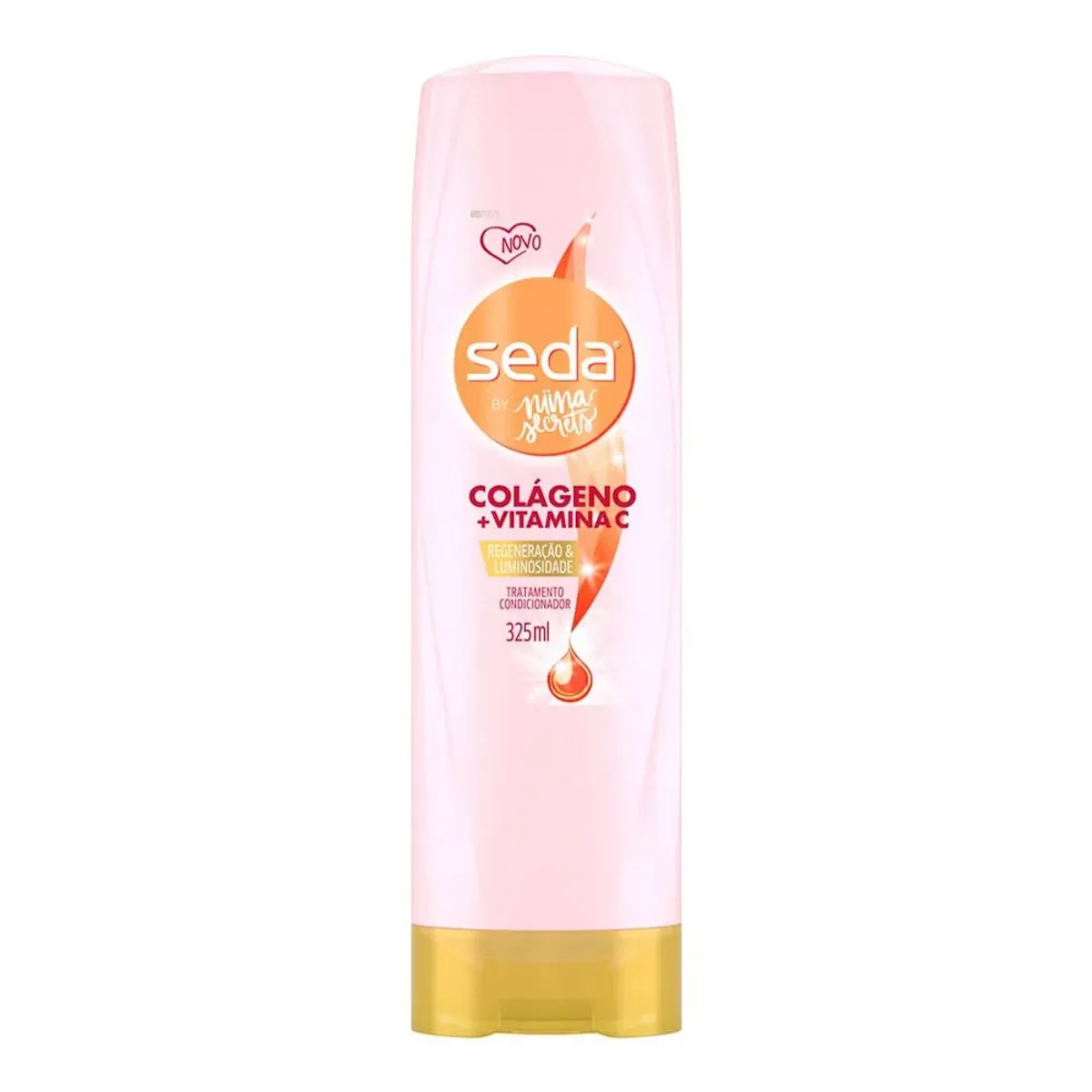 Condicionador Seda Colágeno e Vitamina C by Niina Secrets Frasco 325 ml
