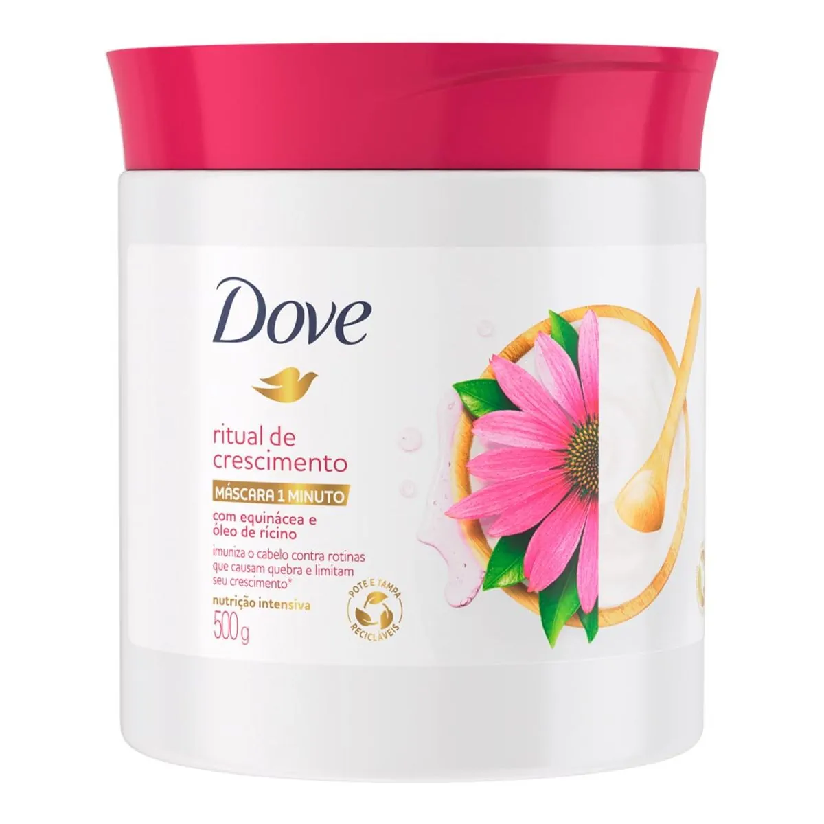 Máscara Capilar de Tratamento Dove Ritual de Crescimento 500gr