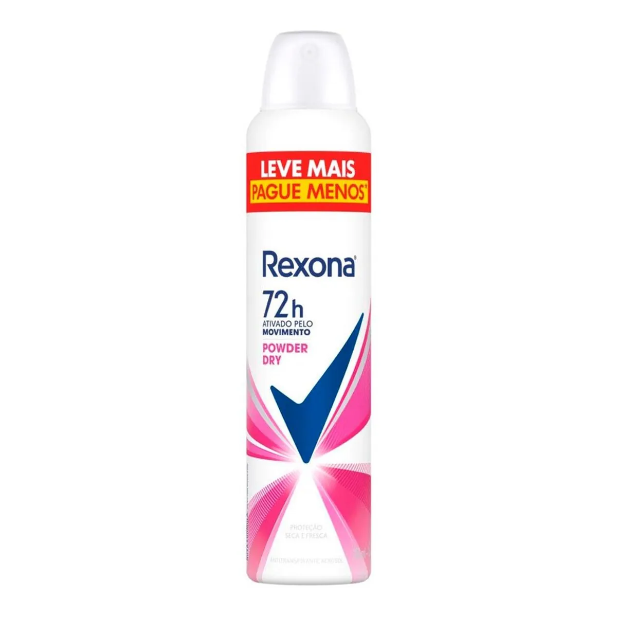 Desodorante Antitranspirante Aerosol Rexona Powder Dry 250 ml