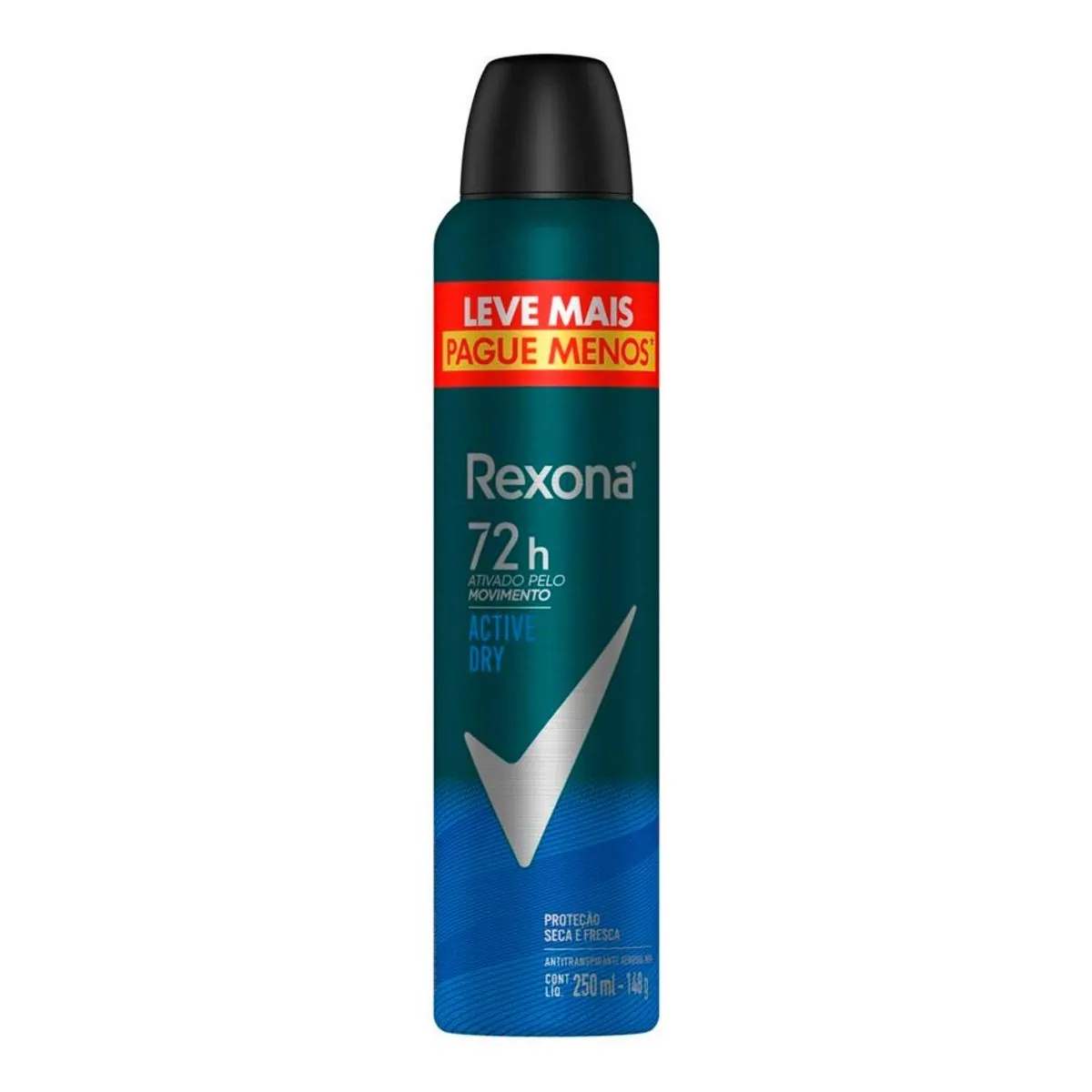Antitranspirante Aerosol Rexona Men Active Dry 250ml