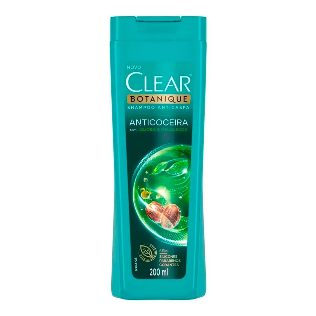 Shampoo Anticaspa Clear Botanique Anticoceira Frasco 200ml