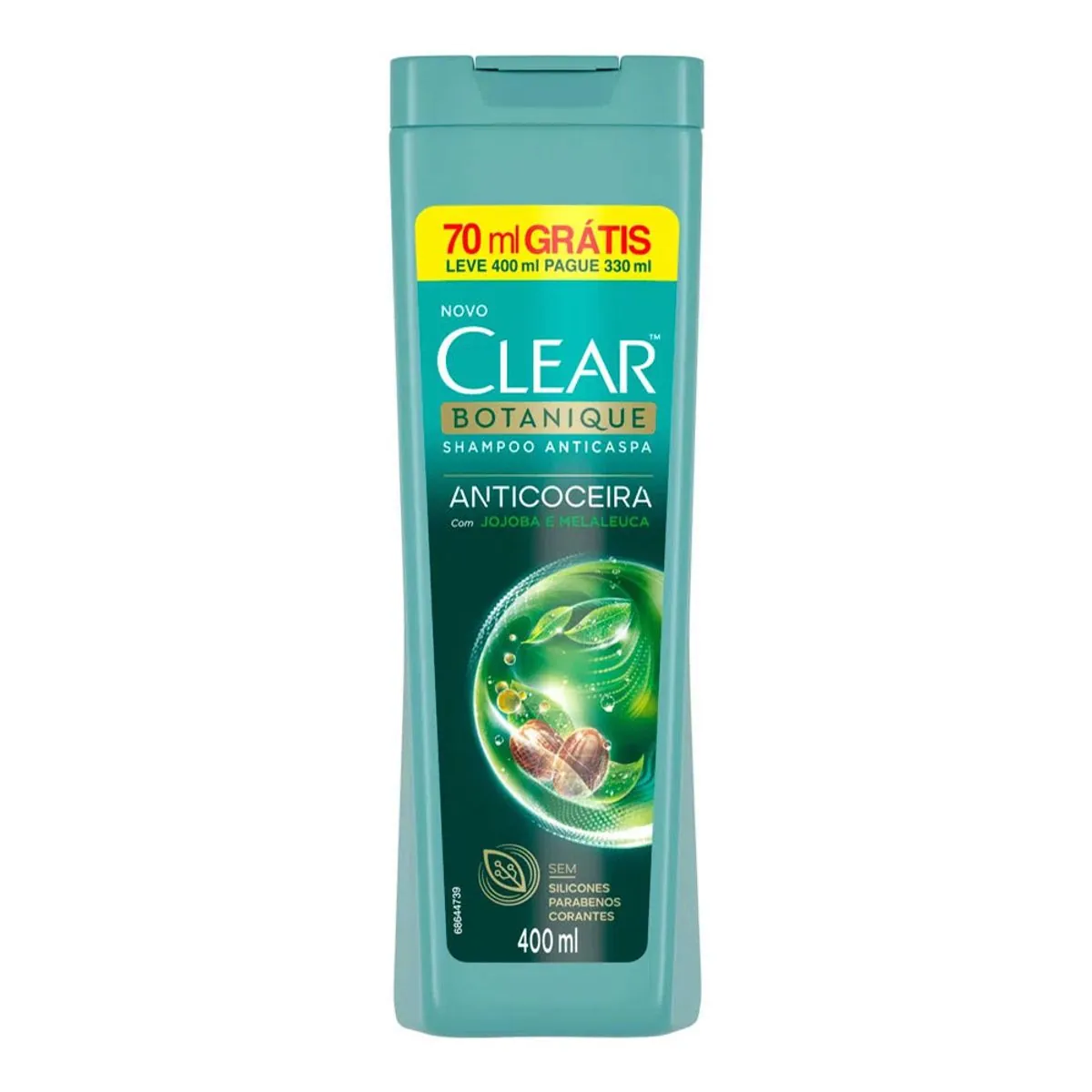 Shampoo Anticaspa Clear Botanique Anticoceira Leve 400 ml Pague 330 ml