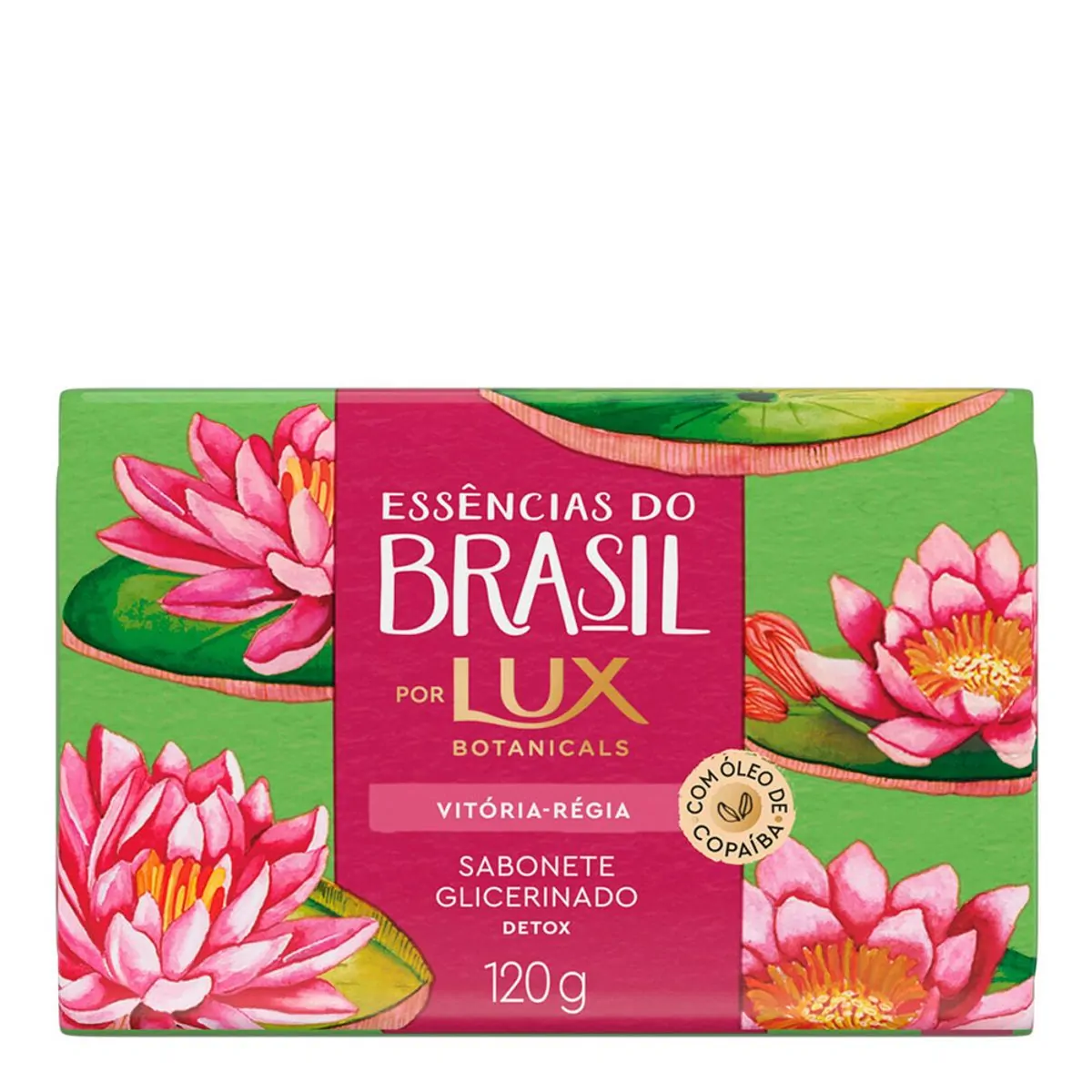 Sabonete Glicerinado Lux Botanicals Essências do Brasil Vitória-Régia 120 g