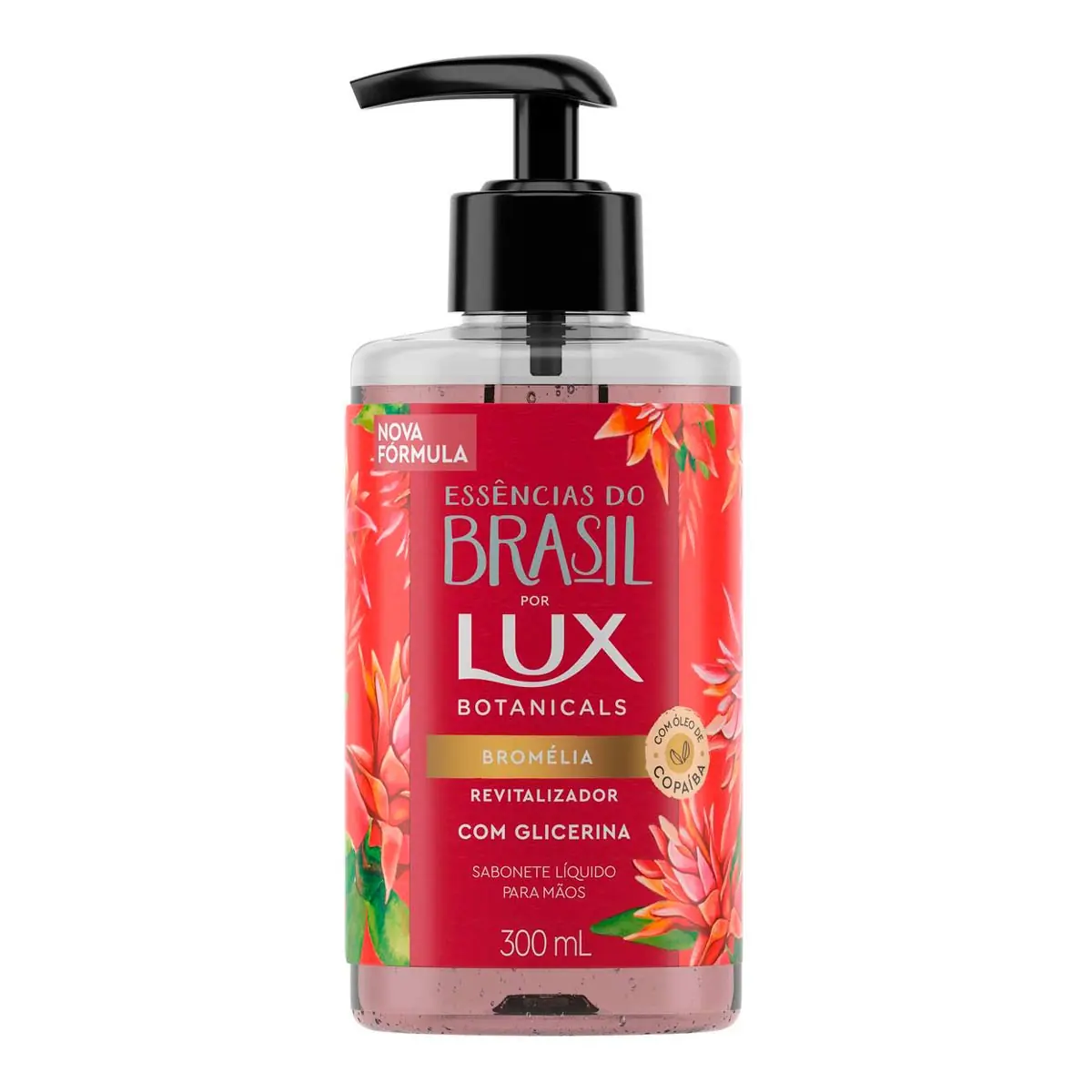 Sabonete Líquido Para As Mãos De Glicerina Bromélia Lux Botanicals Essências Do Brasil Frasco 300ml