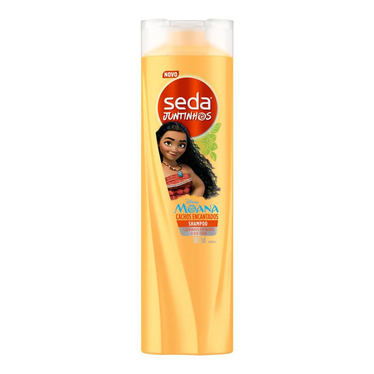 Shampoo Infantil Moana Seda Juntinhos Cachos Encantados Frasco 300 ml
