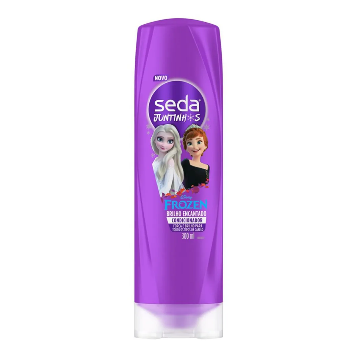 Condicionador Infantil Frozen Seda Juntinhos Brilho Encantado Frasco 300 ml