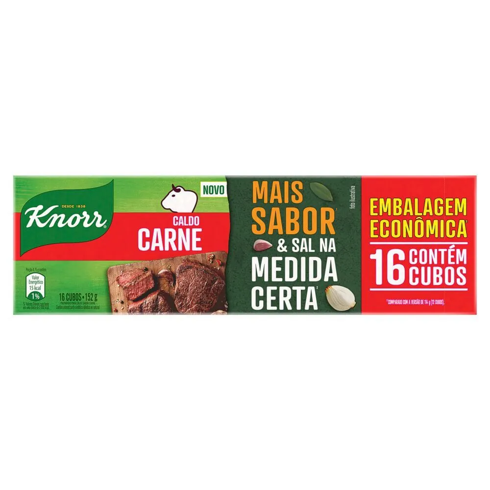 Caldo Knorr Carne 152g 16 Cubos