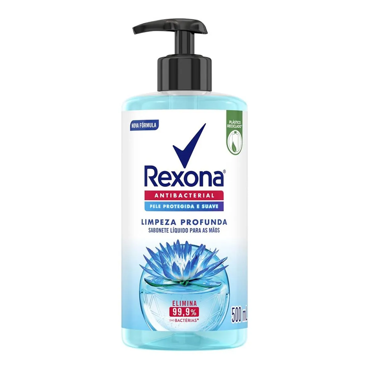 Sabonete Líquido Para As Mãos Rexona Antibacterial Limpeza Profunda 500ml