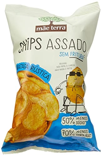 Mãe Terra Snack Chips Batata Rústica Sour Cream 70G