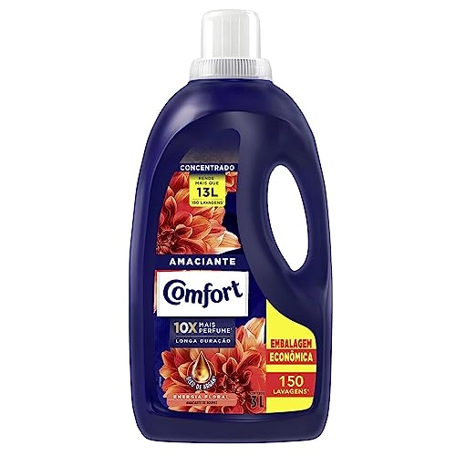 Amaciante De Roupa Concentrado Energia Floral Comfort Frasco 3l Embalagem Econômica