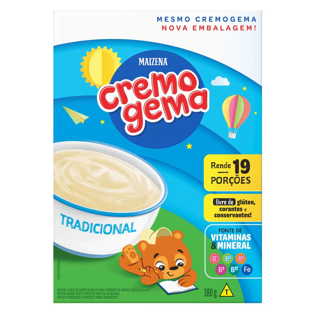 Cremogema Maizena Tradicional 380 g