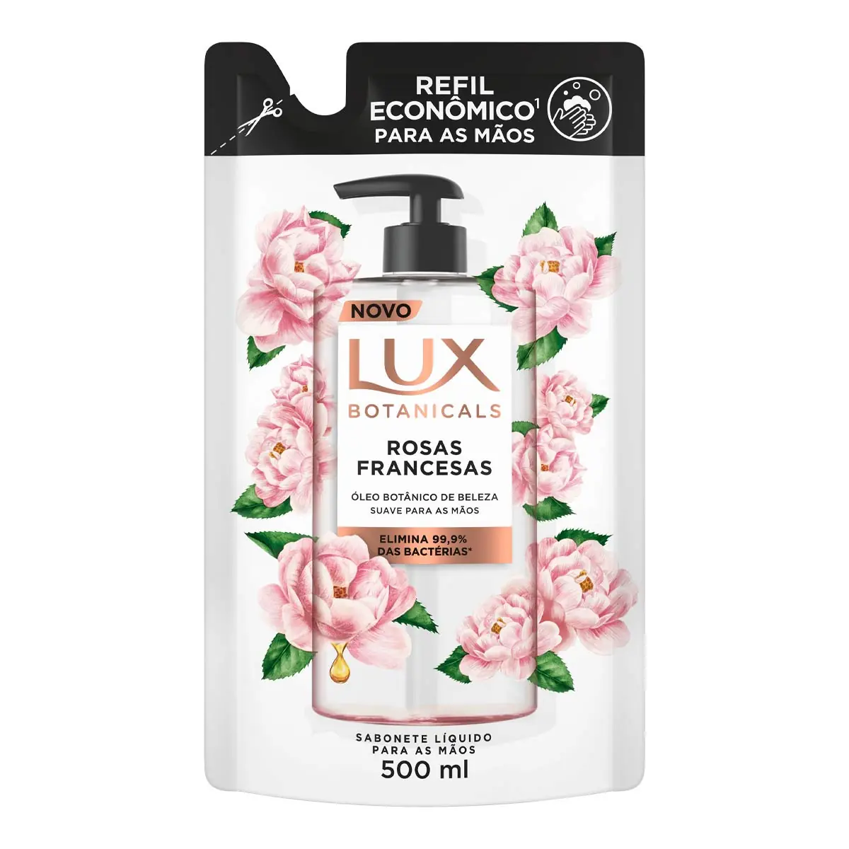 Sabonete Líquido para as Mãos Flor de Cerejeira Lux Botanicals Sachê 500ml