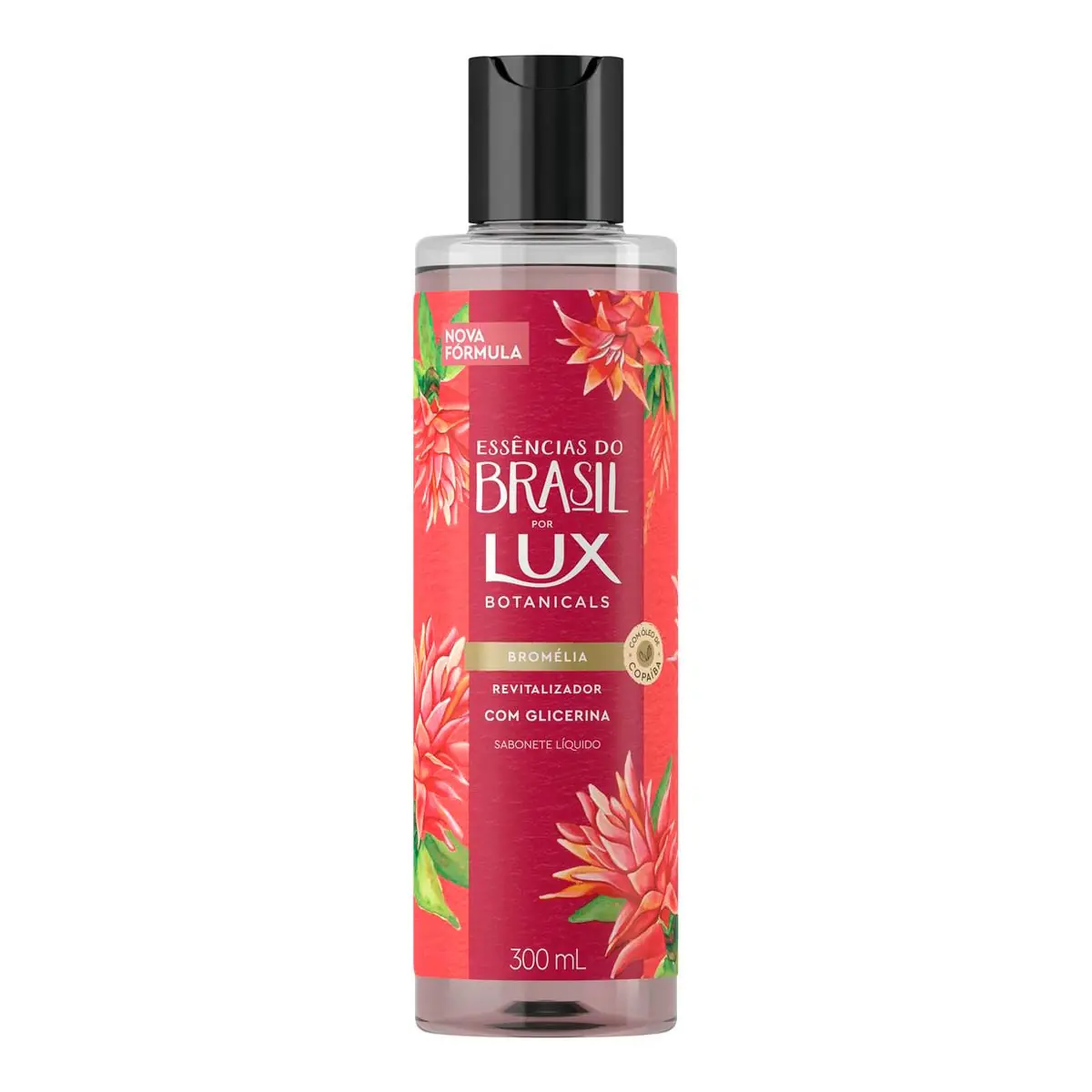 Sabonete Líquido De Glicerina Bromélia Lux Botanicals Essências Do Brasil Frasco 300ml