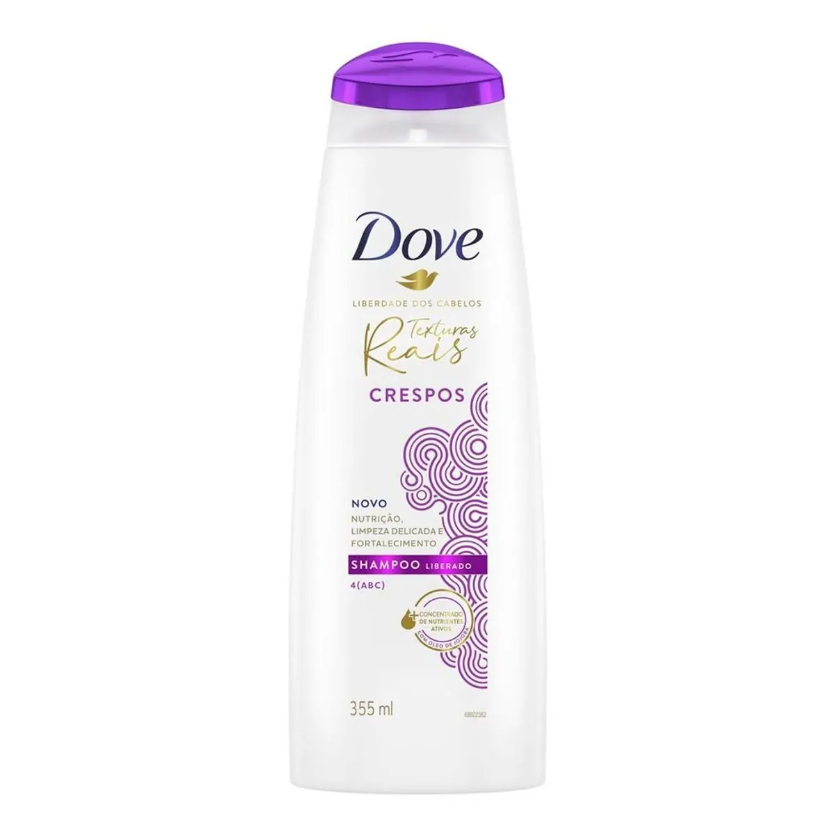 Shampoo Dove Texturas Reais Crespos 355ml