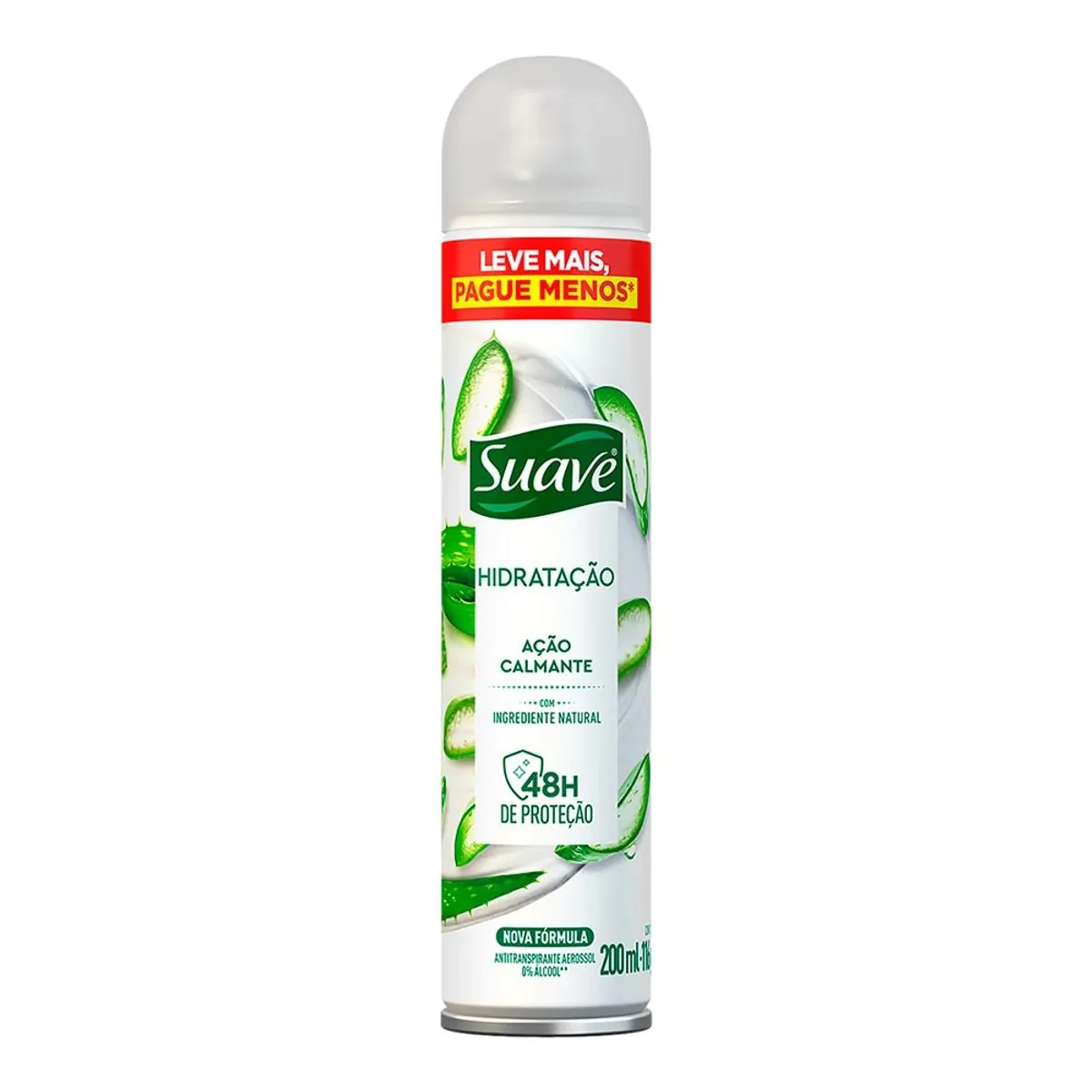 Antitranspirante Aerossol Hidratação Suave 200ml Spray Leve Mais Pague Menos