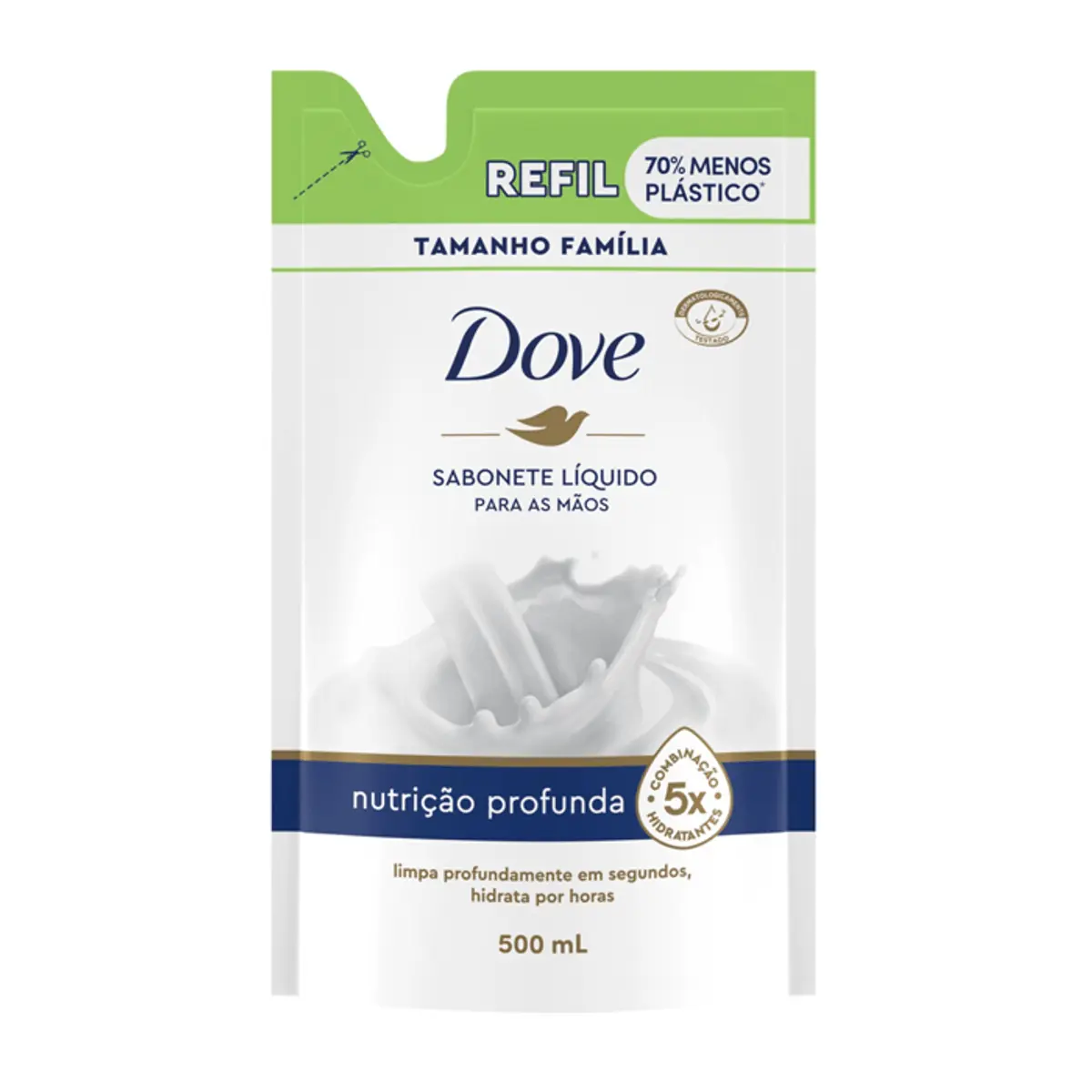 Sabonete Liquido Para Mãos Nutrição Refil Dove 500ml