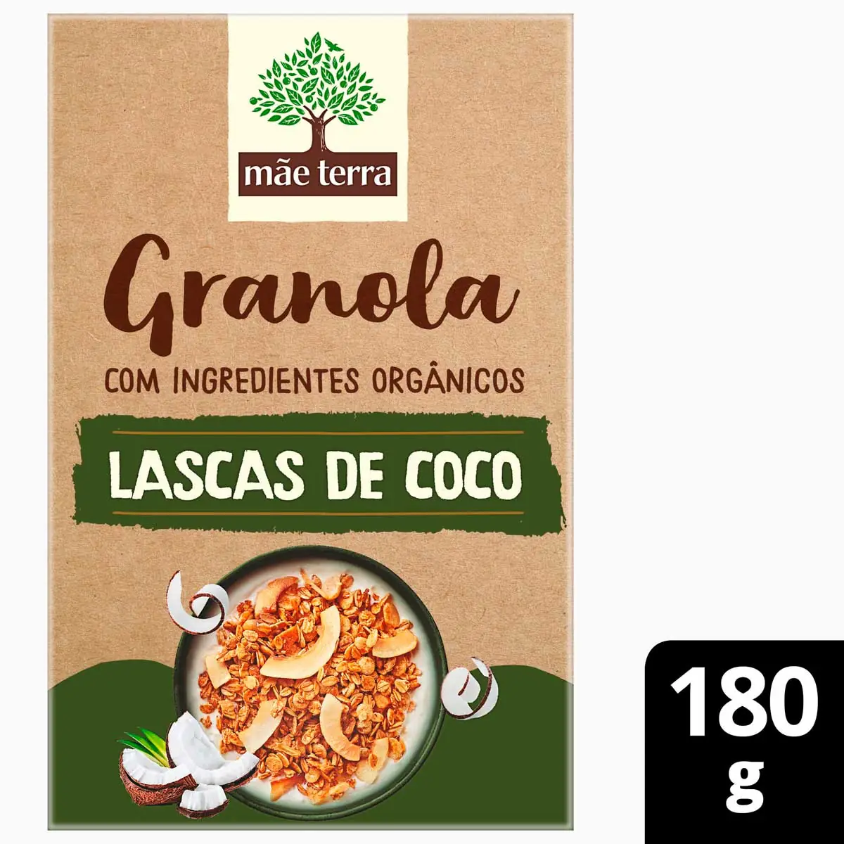 Granola Mãe Terra Lascas de Coco 180g