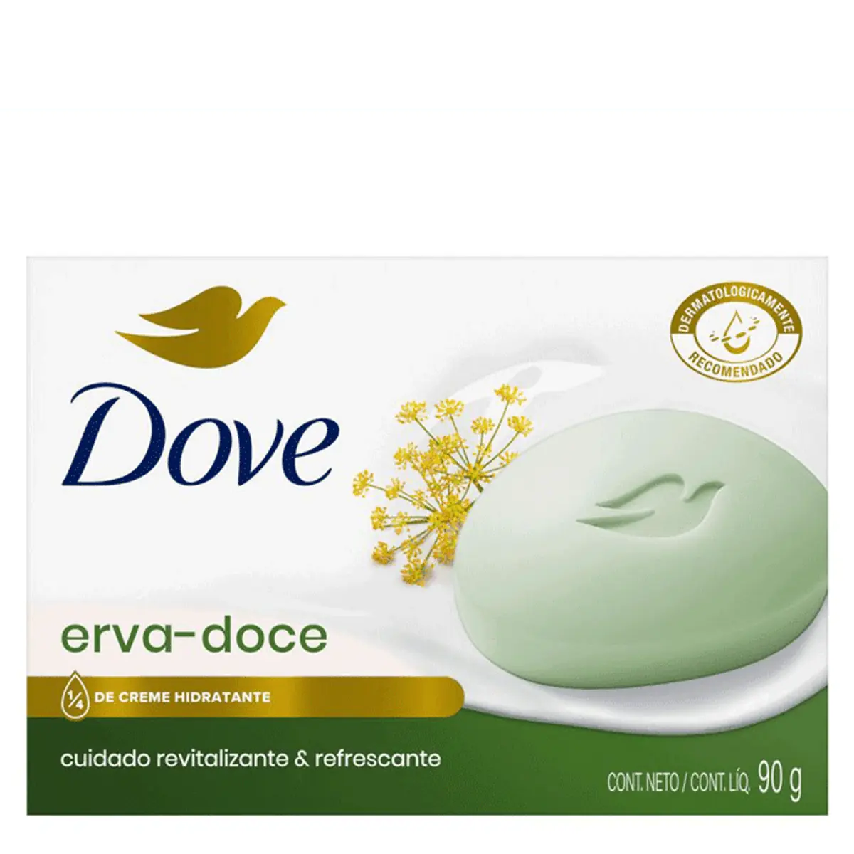 Sabonete Barra Erva Doce E Camomila Dove Caixa 90g
