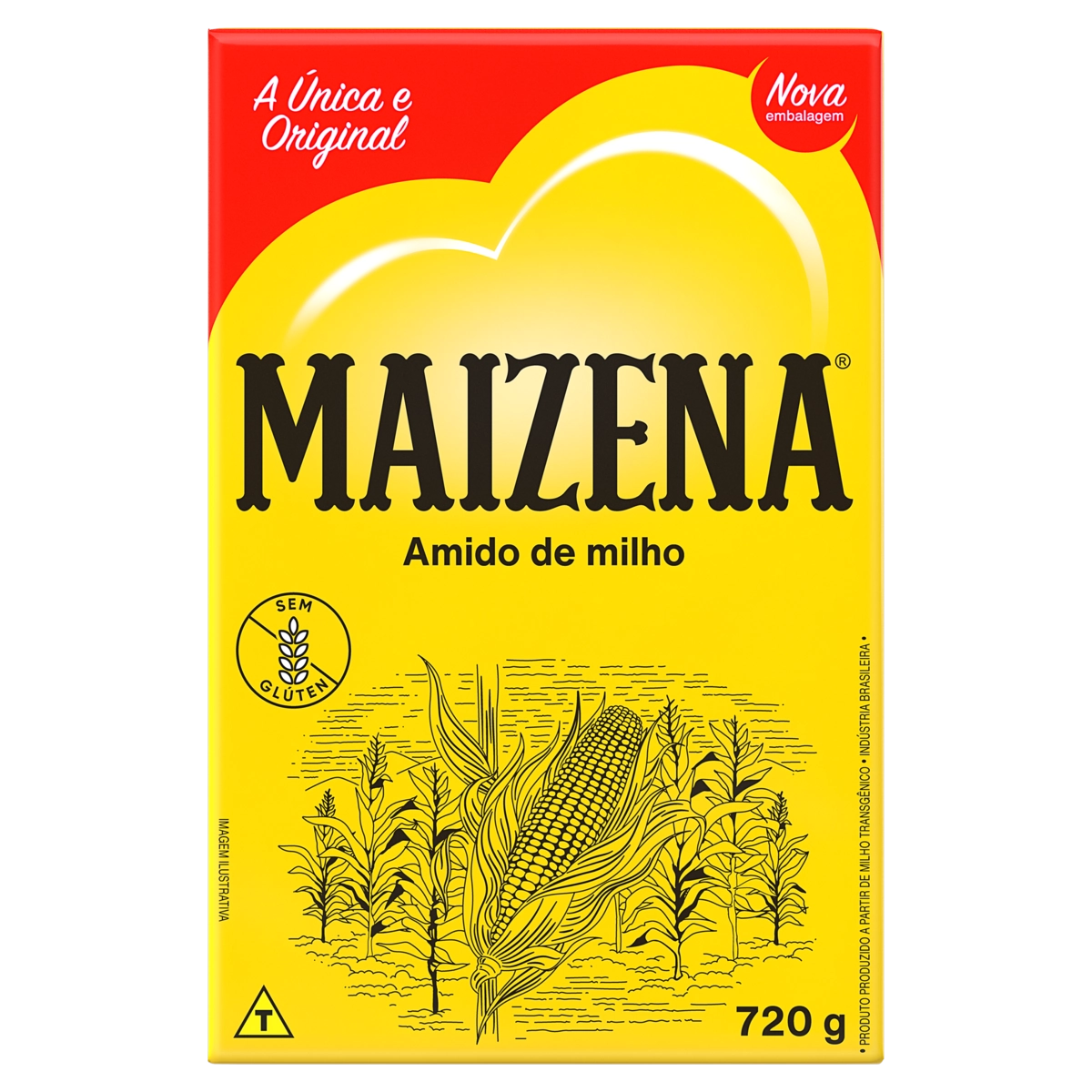 Amido De Milho Maizena Caixa 720g