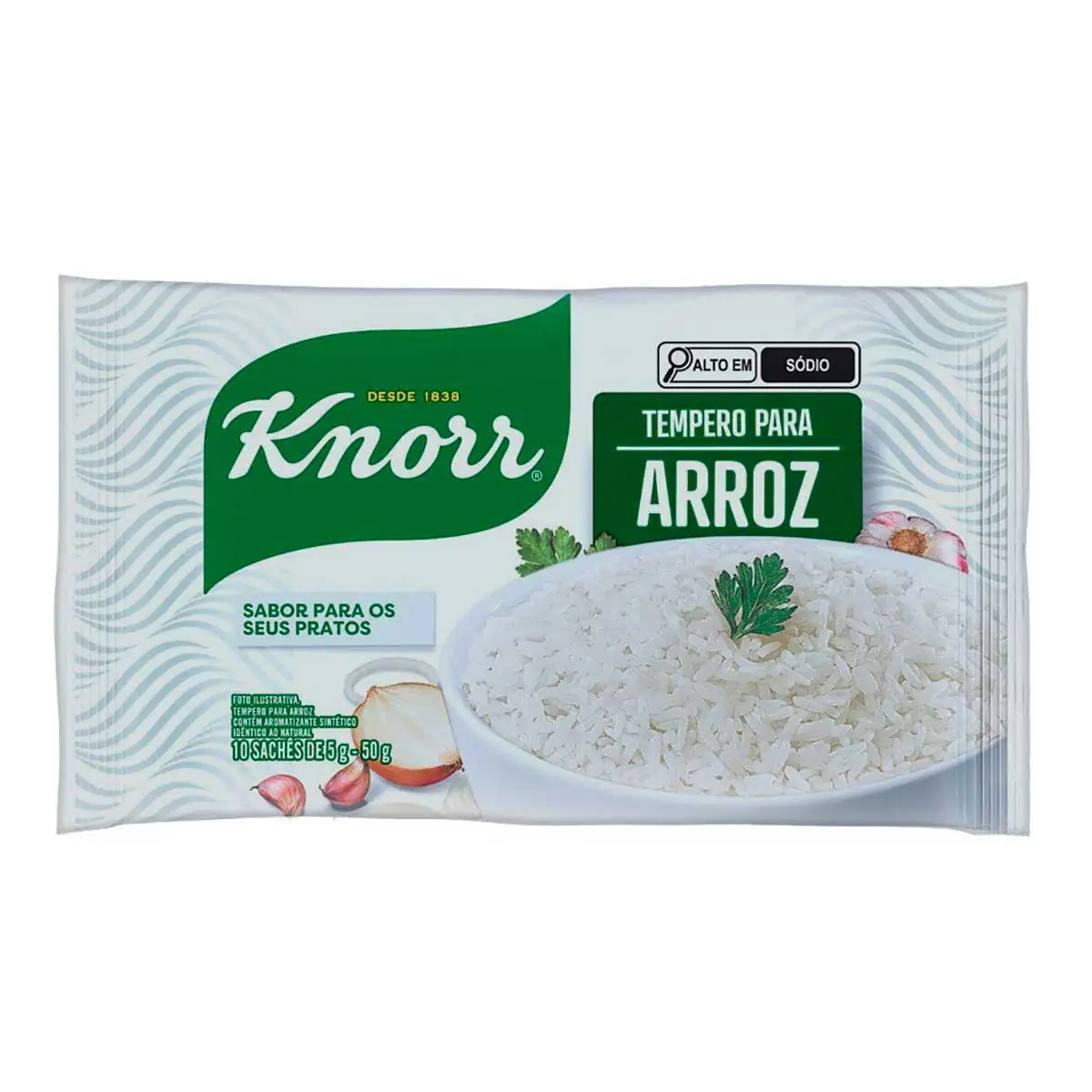 Tempero em Pó KNORR Arroz 50 g 10 sachês