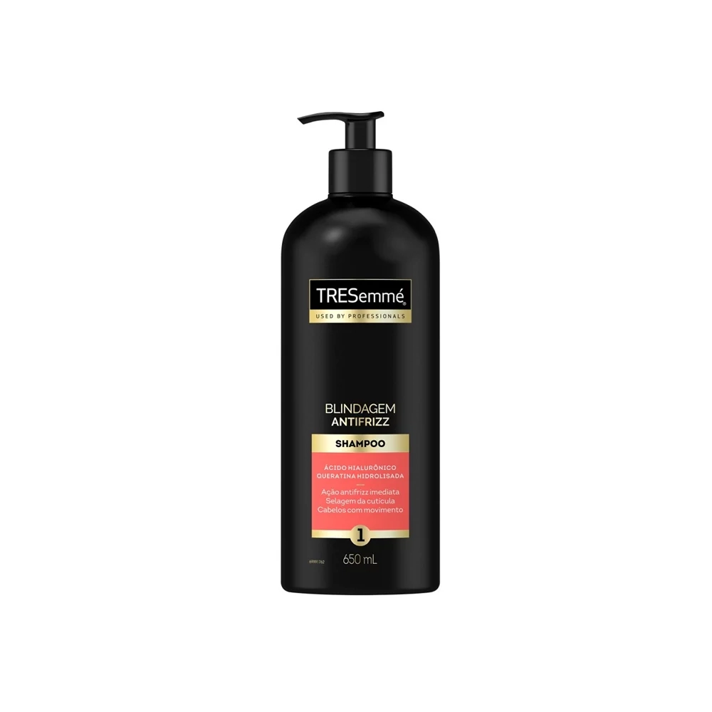 Shampoo Tresemmé Blindagem Antifrizz Frasco 650ml