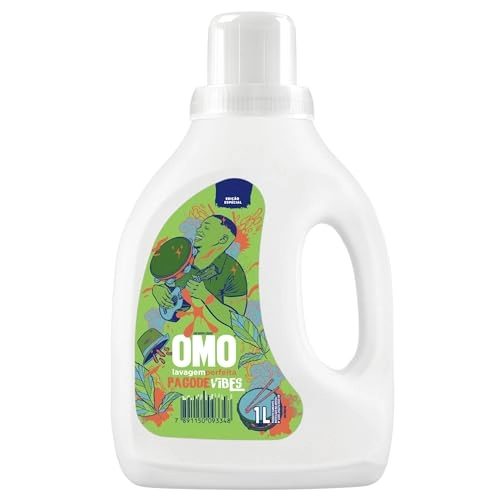 Lava Roupas Líquido Omo Lavagem Perfeita Frasco 1l Edição Especial Pagode Vibes