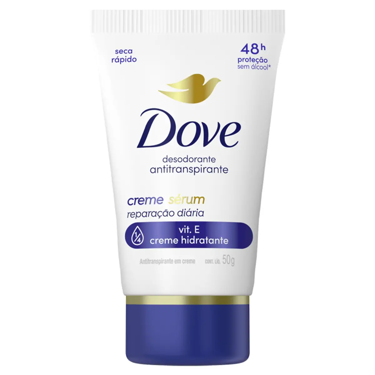 Antitranspirante Creme Sérum Reparação Diária Dove 50g