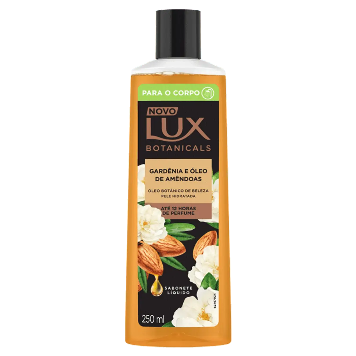 Sabonete Líquido Gardênia E óleo De Amêndoas Lux Botanicals Frasco 250ml