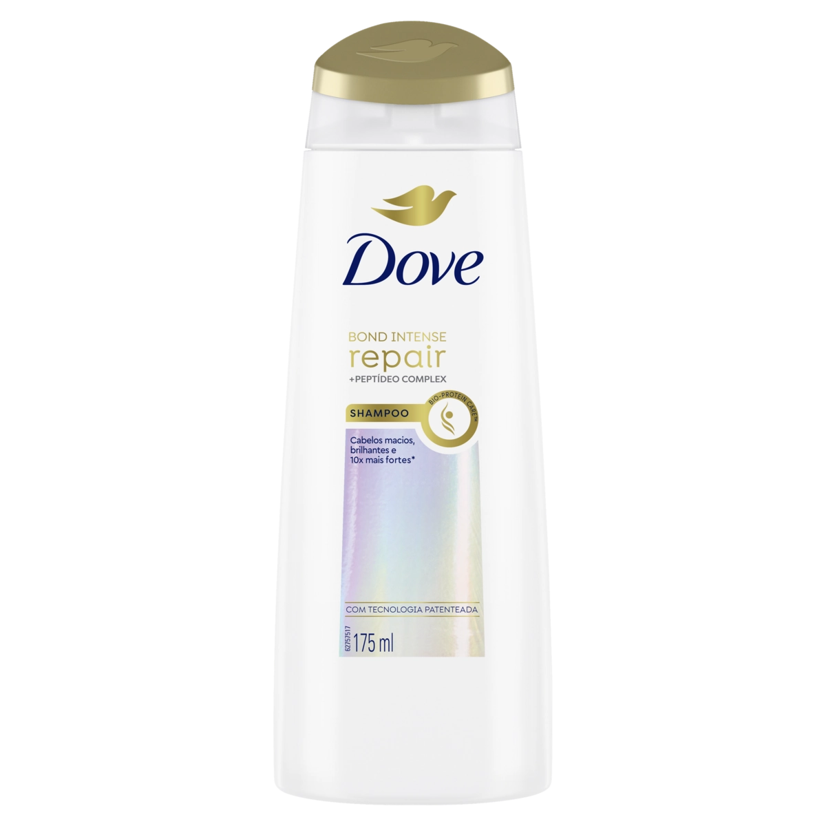 Shampoo Dove Bond Intense Repair Peptídeo Complex Frasco 175ml