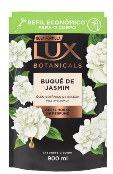 Sabonete Líquido Buquê De Jasmim Lux Botanicals Sachê 900ml Refil Econômico