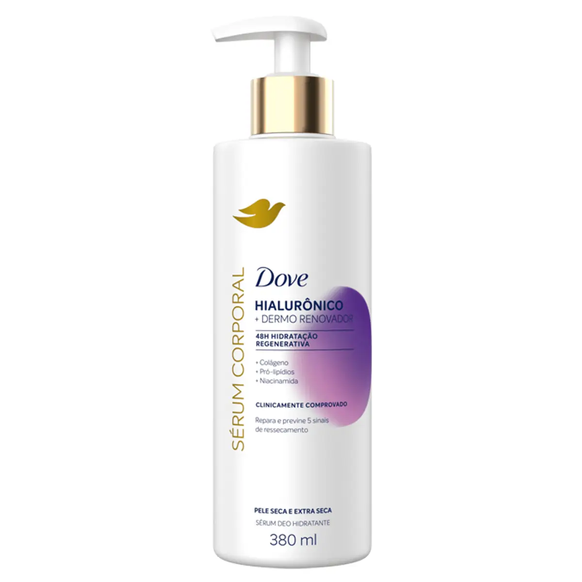 Sérum Corporal Dove Hialurônico Dermo Renovador Frasco 380ml