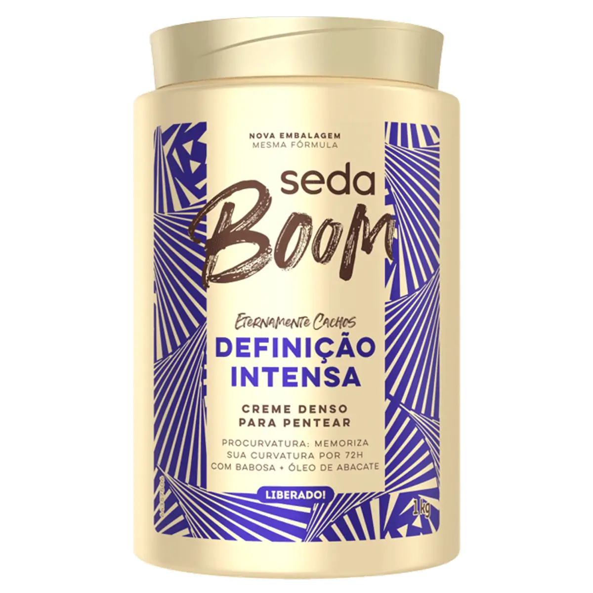 Creme Para Pentear Seda Boom Definição Intensa Pote 1kg