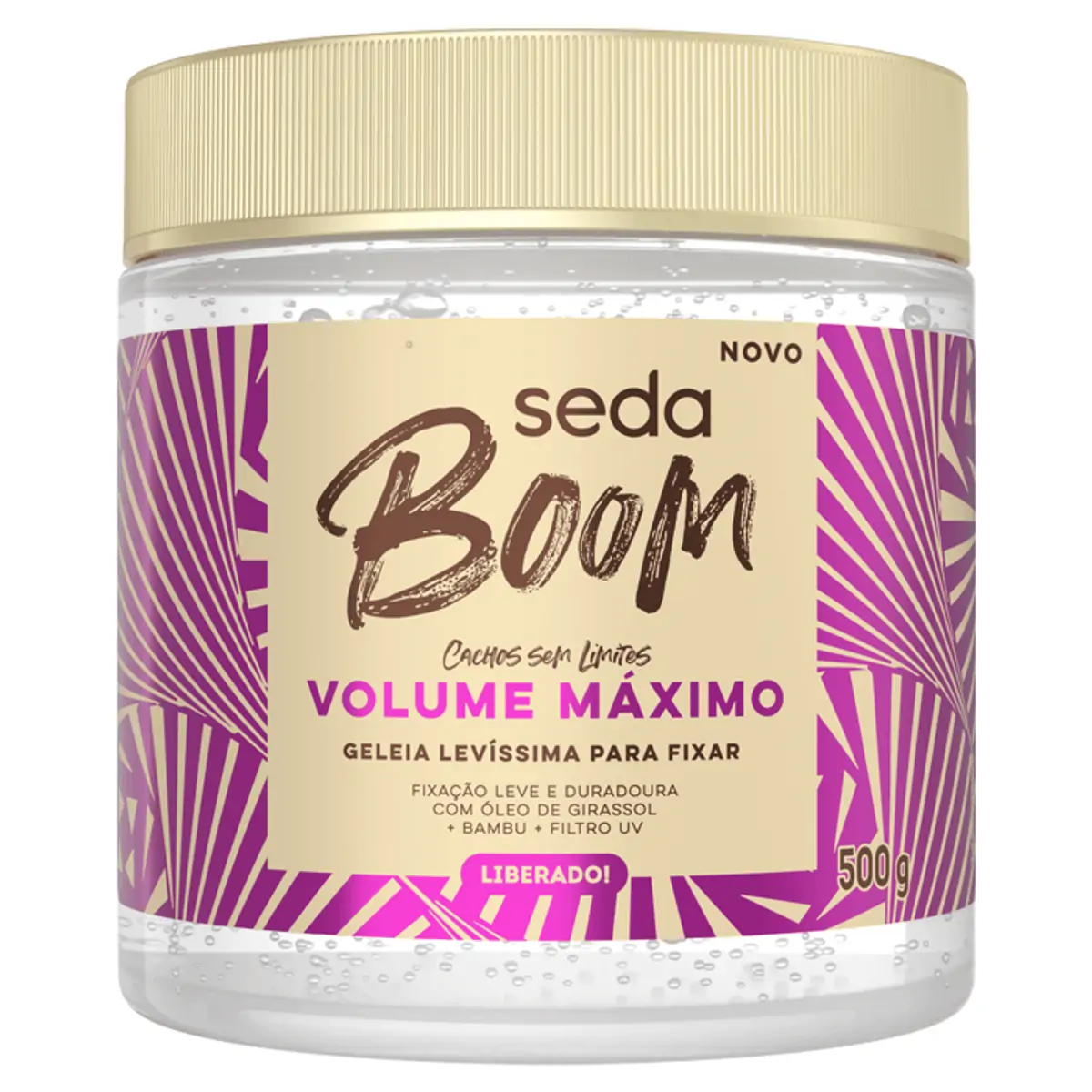 Geleia Seda Boom Volume Máximo Pote 500g