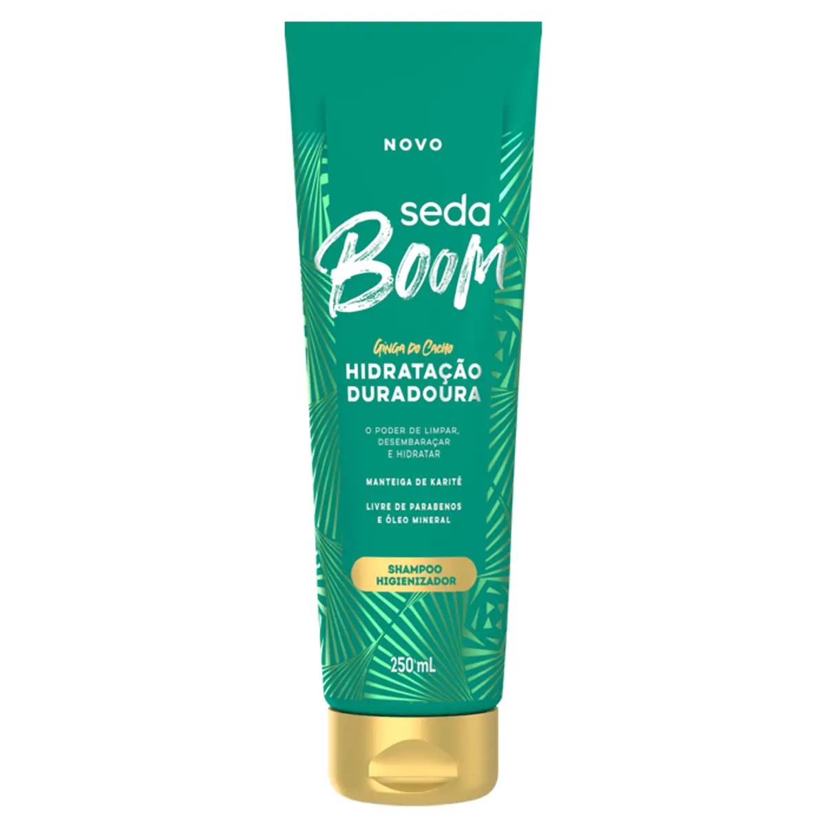 Shampoo Higienizador Seda Boom Hidratação Duradoura Bisnaga 250ml