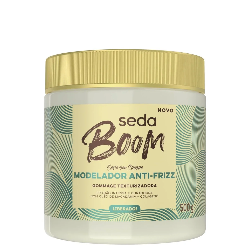 Modelador Antifrizz Seda Boom Pote 500g