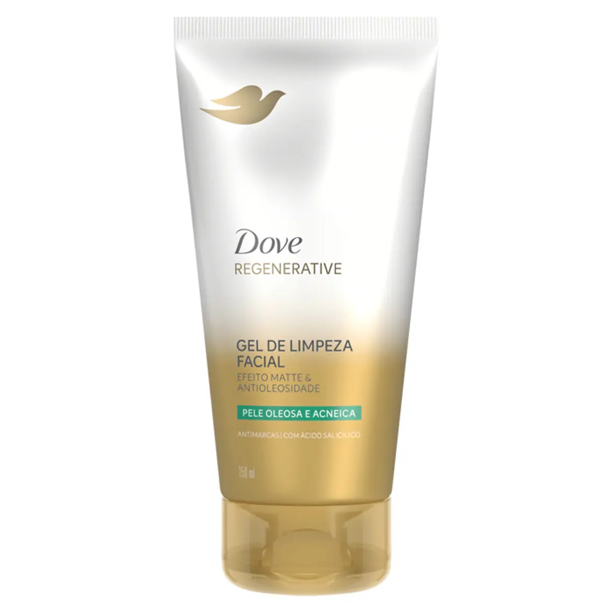 Gel De Limpeza Facial Efeito Matte Antioleosidade Dove Regenerative Bisnaga 150ml