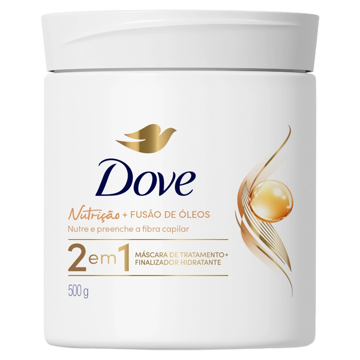 Máscara De Tratamento Nutrição Dove Pote 500g