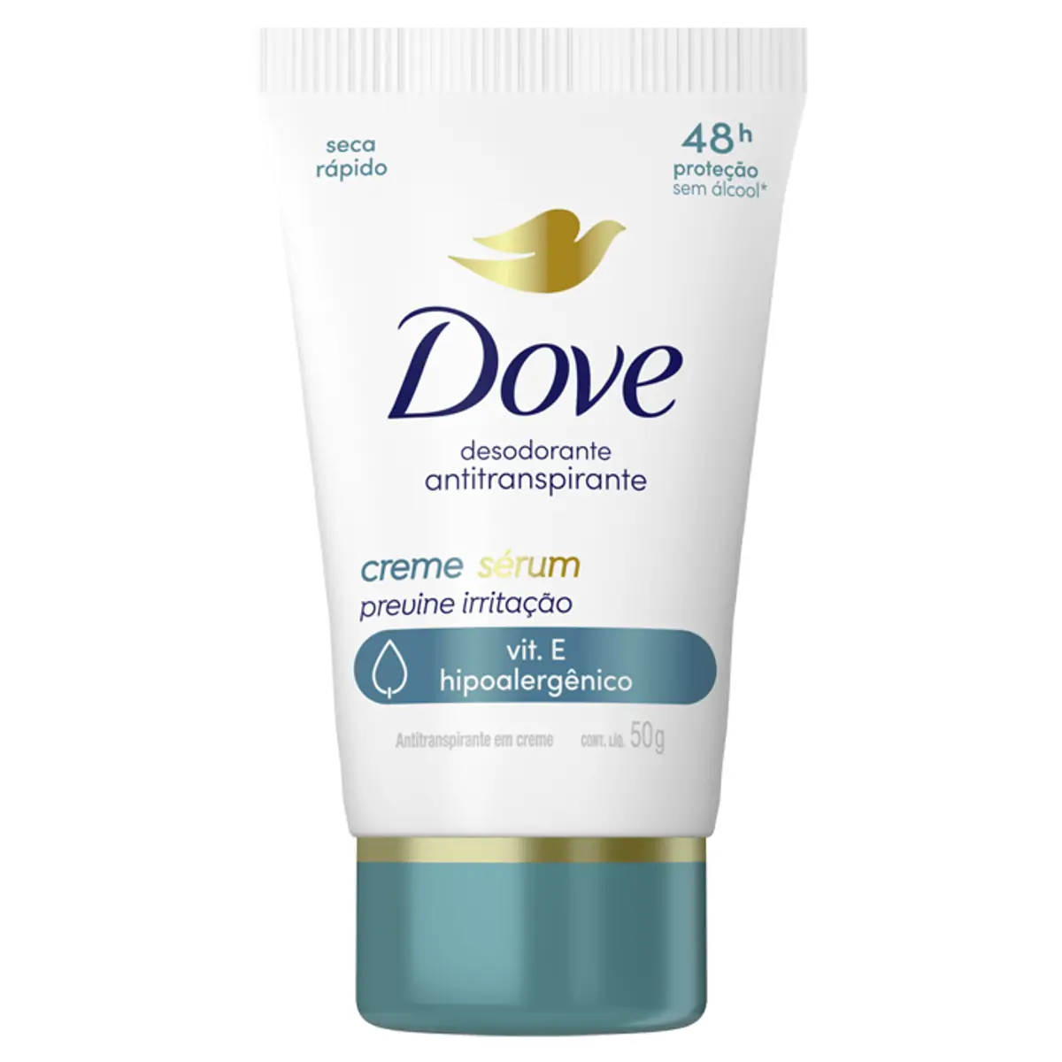 Antitranspirante Creme Sérum Previne Irritação Dove 50g