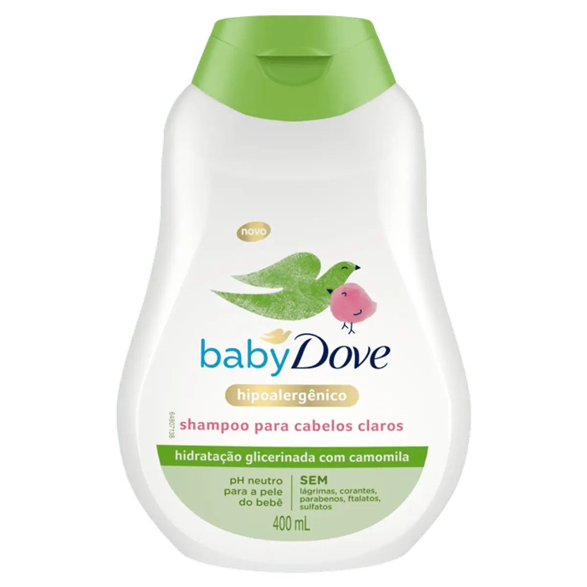 Shampoo Hidratação Glicerinada Camomila Dove Baby Frasco 400ml