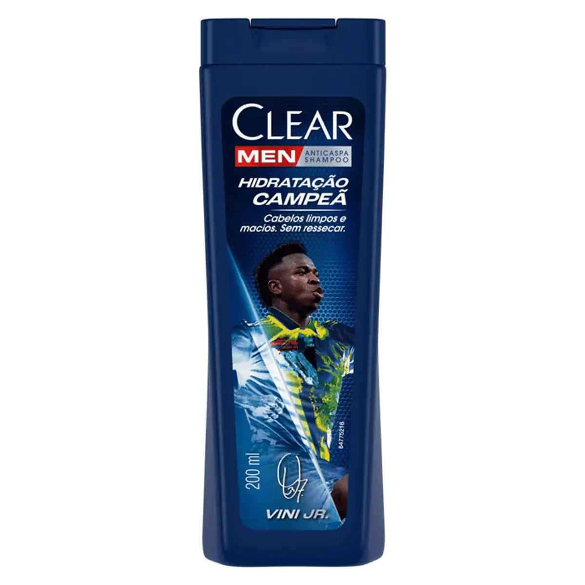 Shampoo Anticaspa Vini Jr. Clear Men Hidratação Campeã Frasco 200ml