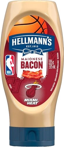 Maionese Bacon Sinistro Stranger Things Hellmanns Squeeze 335g