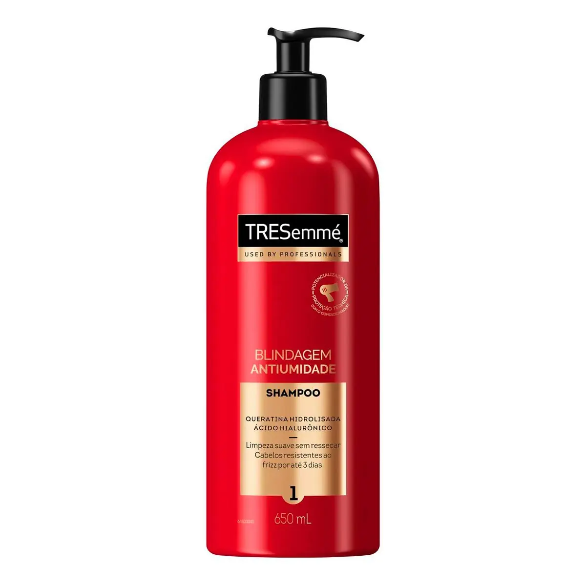 Shampoo Tresemmé Blindagem Antiumidade Frasco 650ml Pump