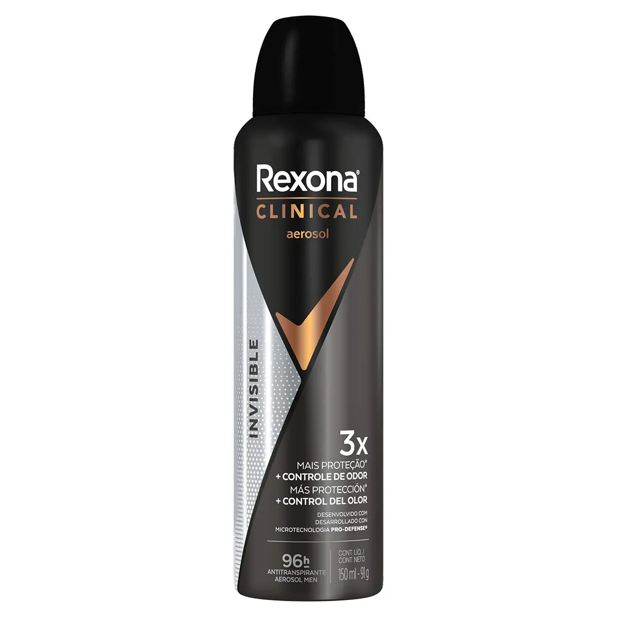 Desod.aero.rexona Men Clinical Invisible 150ml