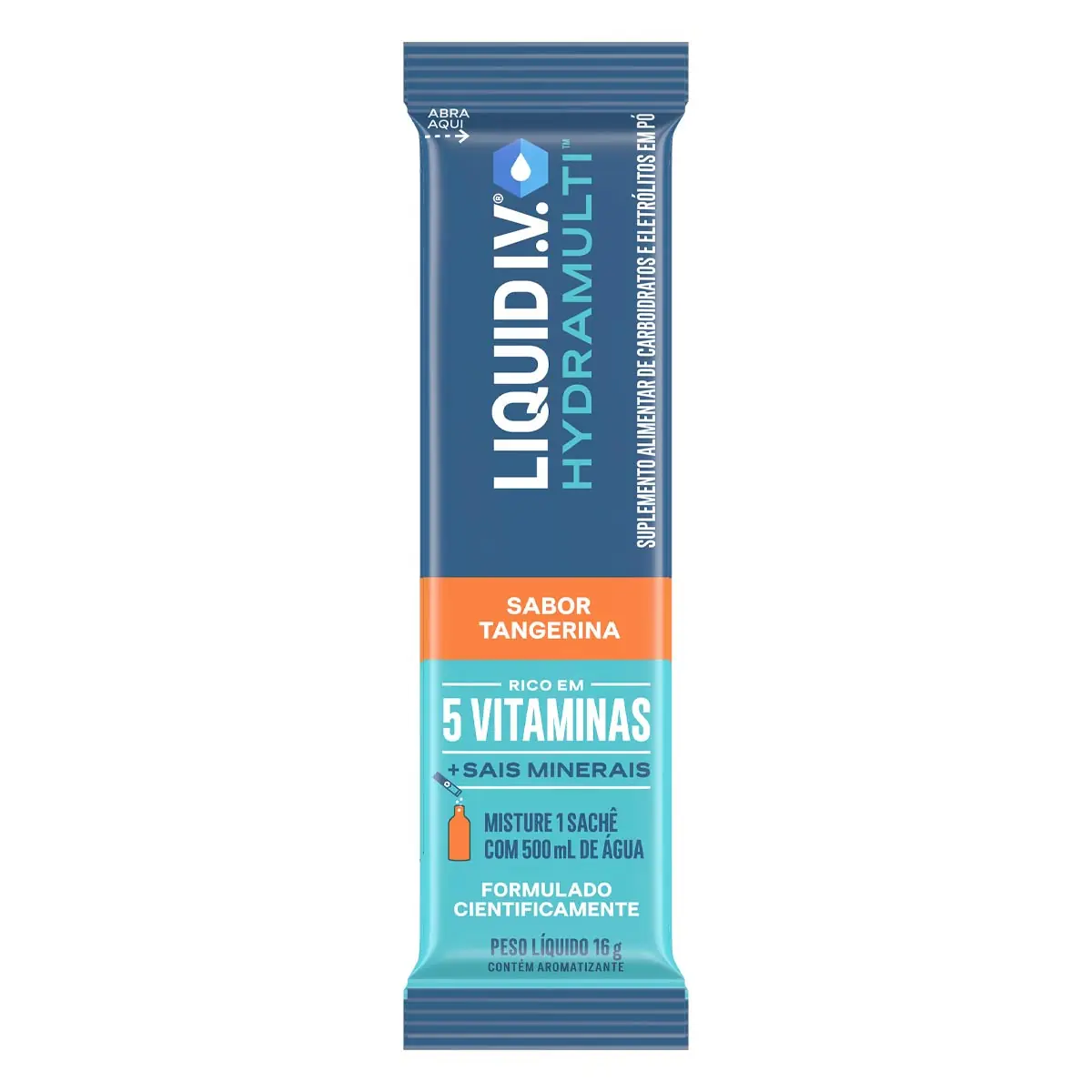 Suplemento Alimentar Liquid I.V. Hydramulti Tangerina 16g em Pó