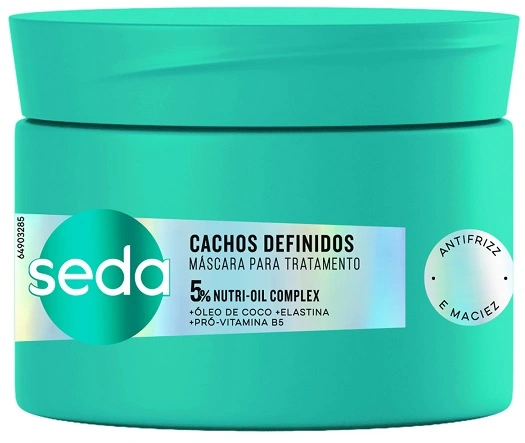 Máscara De Tratamento Seda Cachos Definidos Pote 300g
