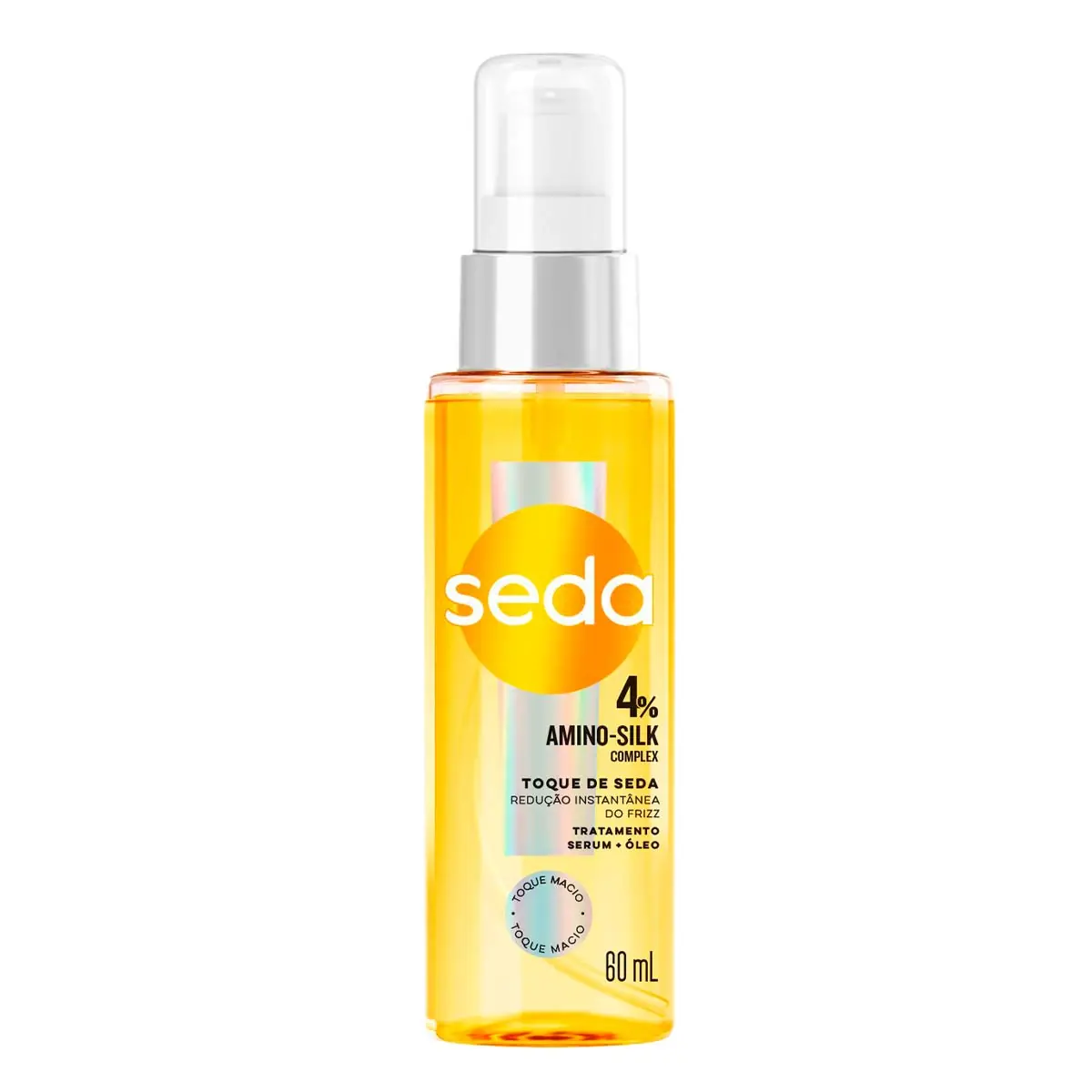Sérum óleo Tratamento Seda Toque De Seda Frasco 60ml Pump