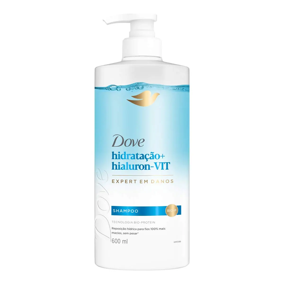 Sh Dove 600ml Hidrataçao Hialuron Vit