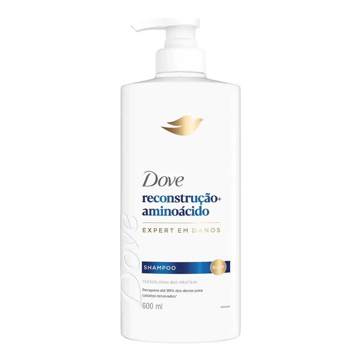 Sh Dove 600ml Reconstruçao Aminoacido