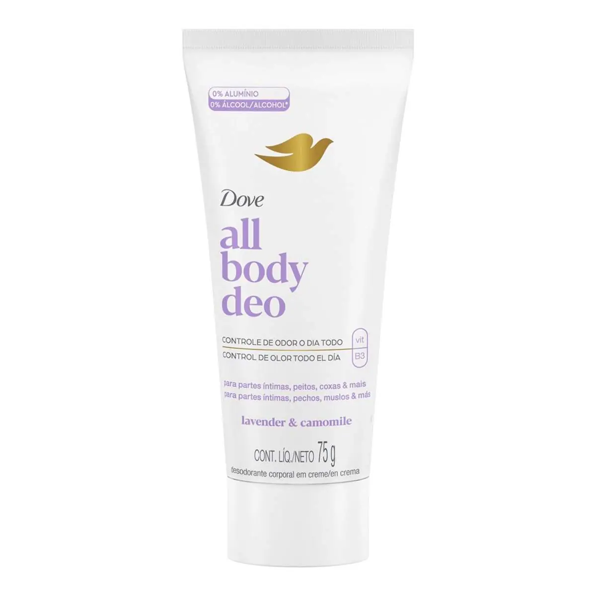 Desodorante Creme Lavender Camomile Dove All Body Deo 75g