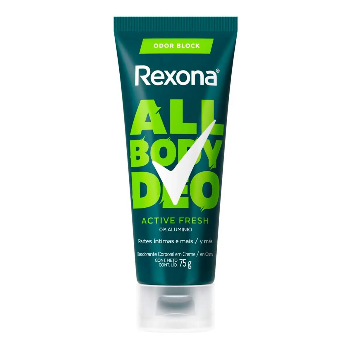 Desodorante Creme Rexona All Body Deo Active Fresh 75g